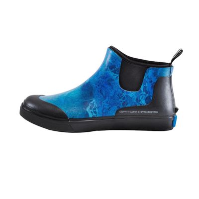 Gator Waders Mens Breakline Rubber Fishing Deck Ankle Boots (Tsunami, 14)