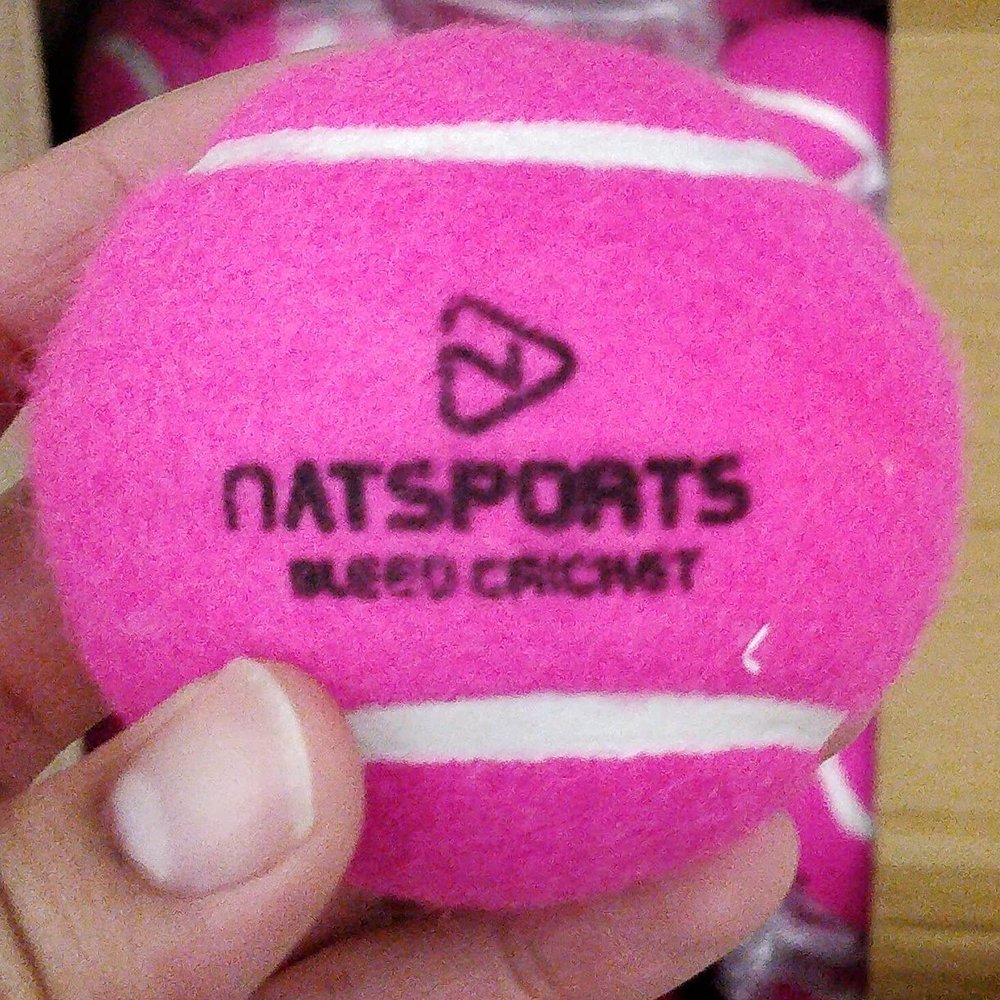 Cricket Hard Tennis Ball - Pink