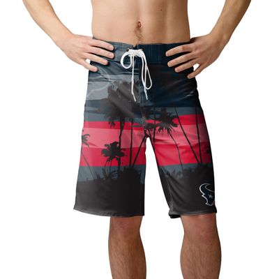 FOCO Houston Texans NFL Mens Sunset Boardshorts - XL