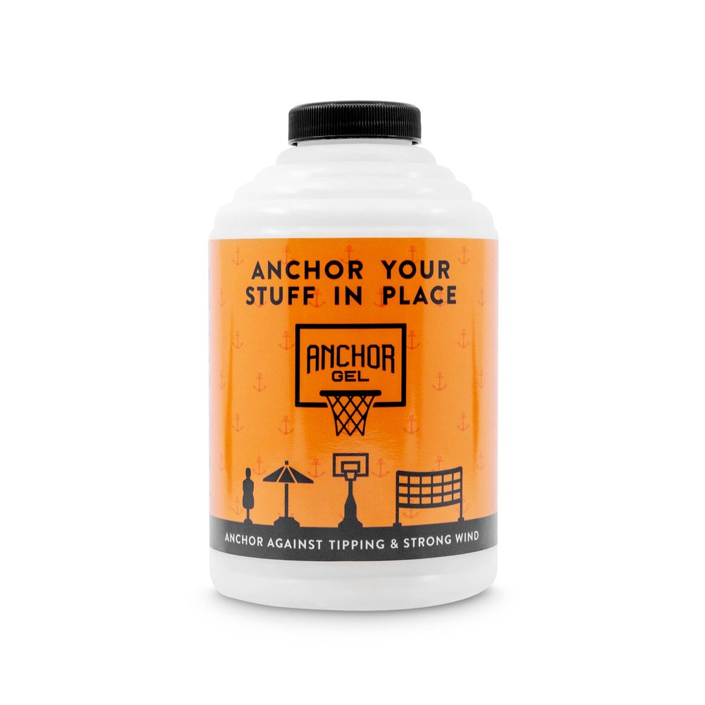 AnchorGel Sand & Sand Bag Alternative Polymer | A Smarter Way to Keep Equipment from Tipping Over | Keep Portable Basketball Hoops, Umbrellas & Items with a Base from Falling | Made in USA (16oz)