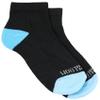 Fruit of the Loom Girls' 10-Pair Everyday Soft Ankle Socks, Black/Multi, Shoe Size 10.5-4 view 2