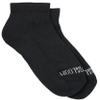 Fruit of the Loom Girls' 10-Pair Everyday Soft Ankle Socks, Black/Multi, Shoe Size 10.5-4 view 3
