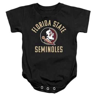 Florida State University Official Seminoles Logo Unisex Infant Snap Suit for Baby,Black, 12 Months