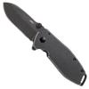 CRKT Squid Black Everyday Carry Assisted Folding Knife with Frame Lock: Stainless Steel Plain Edge Blade, Stainless Steel Handle, Pocket Clip, 2493 view 1