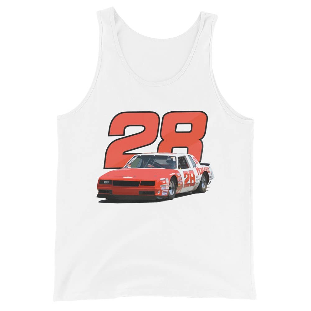 Cale Yarborough #28 Monte Carlo Unisex Tank Top White