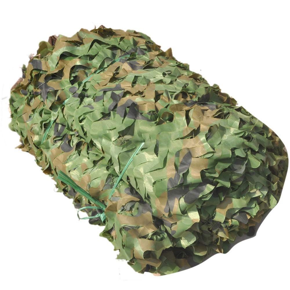 LGLFDJ Camo Netting with Mesh Backing, Woodland Camo Military Net Car Cover, CS Camping Military Hunting Sport Shooting Blind, Bedroom Ceiling Birthday Party Home Decoration Net