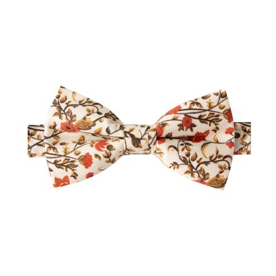 Spring Notion Boy's Cotton Floral Print Pre-tied Bow Tie, 43-Sienna Medium