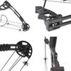 AMEYXGS Compound Bow and Arrow Set Draw Weight 30-55lbs Draw Length 24"-29.5" Adjustable Aluminum Right Hand Composite Bow for Adult (Black Bow Set) view 3