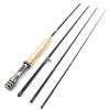 Fly Fishing 8', 4 Pieces, Fly Rod Weighing 3/4, Weighing 85g Fly Fishing Rod, Stainless Steel Wheel Seat Fly Fishing Rod, Fly Fishing ZYHYD (Size : 8' 3/4) view 1