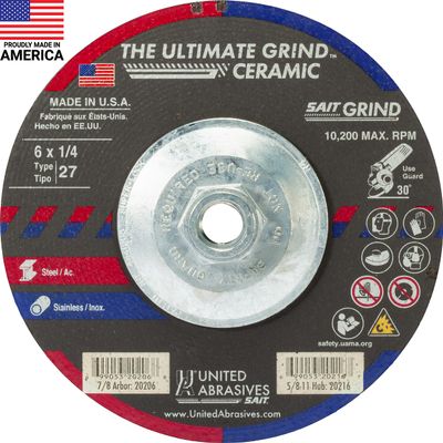 DS 6 X 1/4 X 7/8 UG CERAMIC (QTY: 25)