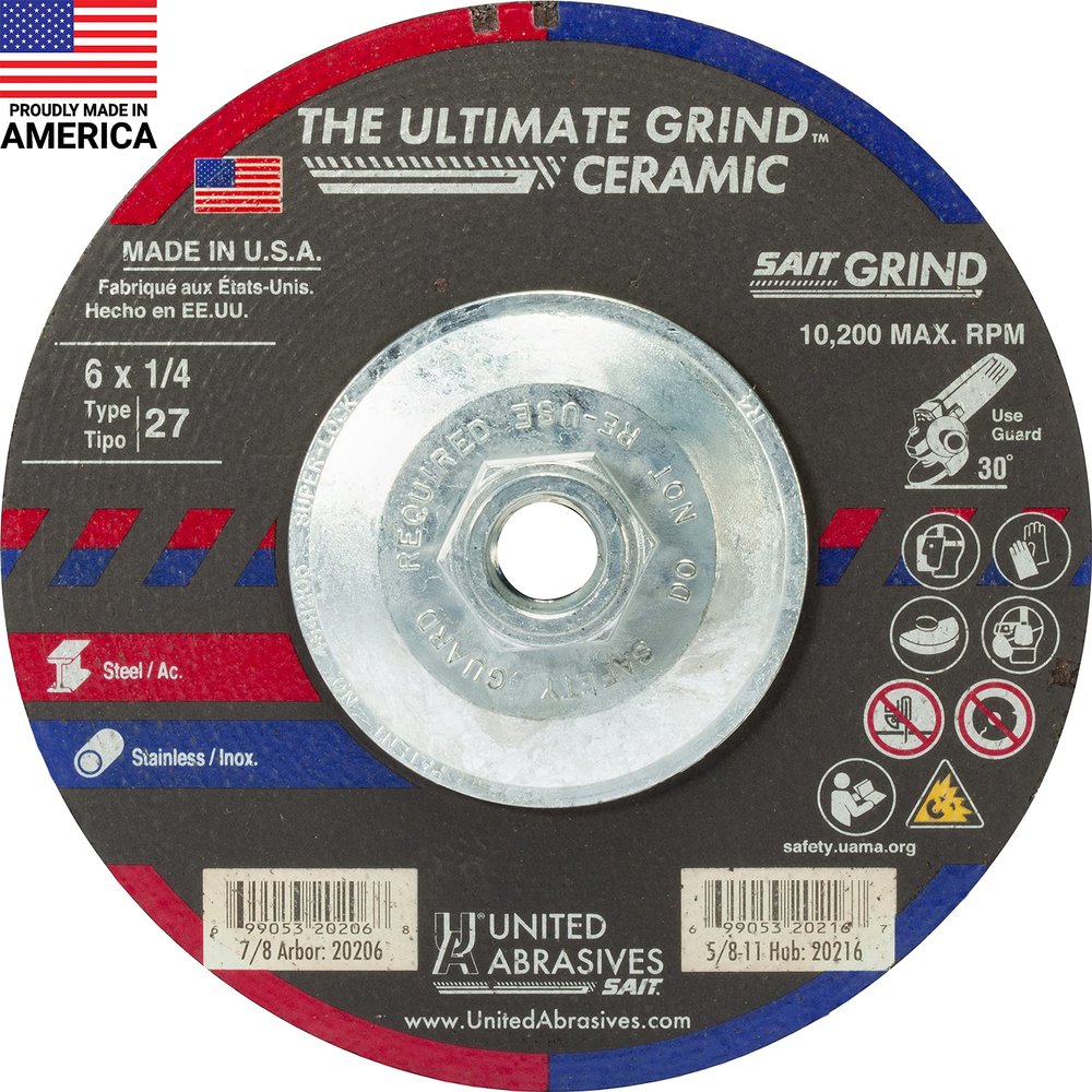 DS 6 X 1/4 X 7/8 UG CERAMIC (QTY: 25)