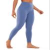 CRZ YOGA Naked Feeling Workout Leggings 25'' - High Waist Yoga Training Tight Womens Pants Curtain Violet Ash Large view 1