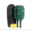 Pickleball Paddle Set of 2 with Pickles - USAPA Approved - Carbon Fiber Rackets, 4 Honeycomb Core Balls, Grip Portable Racquet Cover Case Bag Gift Kit for Men and Women view 1
