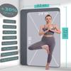 Yoga Mat Double-Sided Non Slip, 72'' x 32'' x 7mm - Extra Wide & Thick Yoga Mat with Strap, Ideal for Men Women Kids, Professional TPE Yoga Mats for Home Workout, Pilates and Floor Exercises view 2