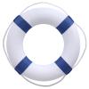 20 Inch Safety Life Preserver Ring Buoy for Swimming, Swim Foam Ring - Pool Safety Throw Rings, Rescue Lifeguard Wall Decoration (Blue)