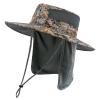 BASSDASH UPF 50+ Sun Fishing Hat Water Resistant with Detachable Neck Flap view 1