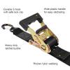 Ayaport Boat Trailer Transom Tie Down Straps for Boat Jet ski Kayak Canoe 4 Feet 1.6 inches 5000lbs Break Strength Heavy Duty Ratchet Straps with S Hooks, Pack of 2 view 3