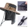 BASSDASH UPF 50+ Sun Fishing Hat Water Resistant with Detachable Neck Flap view 4