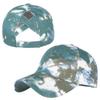 TopTie Tie Dye Ponytail Baseball Cap for Women Criss Cross Messy High Bun Dye Ponytail Hat-Green view 1