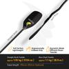 Z&J SPORT Whitewater Kayak Paddle Full Carbon, Lightweight Kayak Paddle for Whitewater, Running River, Creeking2-Piece Paddle with 1 Free Paddle Bag(199cm,Bent Shaft) view 3