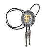 HUABOLA CALYN Bolo tie for Men, Western Cowboy Golden Alphabet Initial Letter ABCDJMR to Y Costume Bolo ties Neckties (F) view 1
