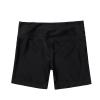 Moily Girls Boy-Cut Booty Shorts for Gymnastics Dance Sports Hot Pants V-Front Waistband Boyshort Love Black 3-4 view 4