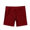 Moily Girls Boy-Cut Booty Shorts for Gymnastics Dance Sports Hot Pants V-Front Waistband Boyshort Love Burgundy 7-8 view 4