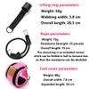 Ankle Resistance Bands Legs Ankle Straps Core Sliders for Home Fitness Gym Yoga Squat Glute (Purple) view 3