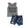 FYBITBO Toddler Infant Baby Boy Shorts Outfit Sleeveless Tank Tops and Shorts Summer Cute Clothing Set (2-3T,Planet Print) view 1