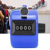 Hand Tally Counter, 4-Digits Handheld Counting Tool with Hook(Plastic Knob Reset)(Blue) view 2