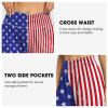DIBAOLONG Womens Yoga Sweatpants Comfy Lounge Pajama Pants Loose Harem Workout Joggers Pants with Pockets American 2XL view 3