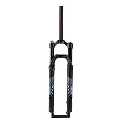 Jejy MTB 27.5/29 Inch Front Fork, Magnesium Alloy Mountain Bicycle Suspension Forks Remote Lockout/Manual Lockout QR 9mm Disk Brakes (Color : Black Remote Lockout, Size : 27.5)