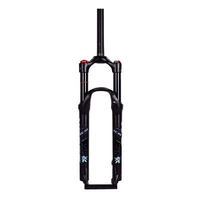 Jejy 26/27.5/29 Inch Suspension Forks MTB, Front Fork Shock Absorber QR 9mm Straight Steerer 1-1/8" Mountain Bicycle Accessories (Color : Black, Size : 29)