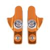 2pcs Aluminium Alloy Bike Brake Pads, Brake Blocks Shoes Road Brake Shoes Cycling Accessories for Mountain Road Bikes(Gold) view 1