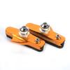 2pcs Aluminium Alloy Bike Brake Pads, Brake Blocks Shoes Road Brake Shoes Cycling Accessories for Mountain Road Bikes(Gold) view 2