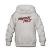 Spreadshirt Braydon Price Merch Official Logo Kids' Hoodie, M, heather gray view 2