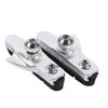 2pcs Aluminium Alloy Bike Brake Pads, Brake Blocks Shoes Road Brake Shoes Cycling Accessories for Mountain Road Bikes(Silver) view 3