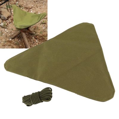 Cyrank Camping Tripod Stool Cloth, Travel Folding Camping Stool Folding Camping Chairs Portable Tripod Seat Outdoor Chair Fishing Chair Seat forCamping Hiking Golf Hunting Hiking Gardening