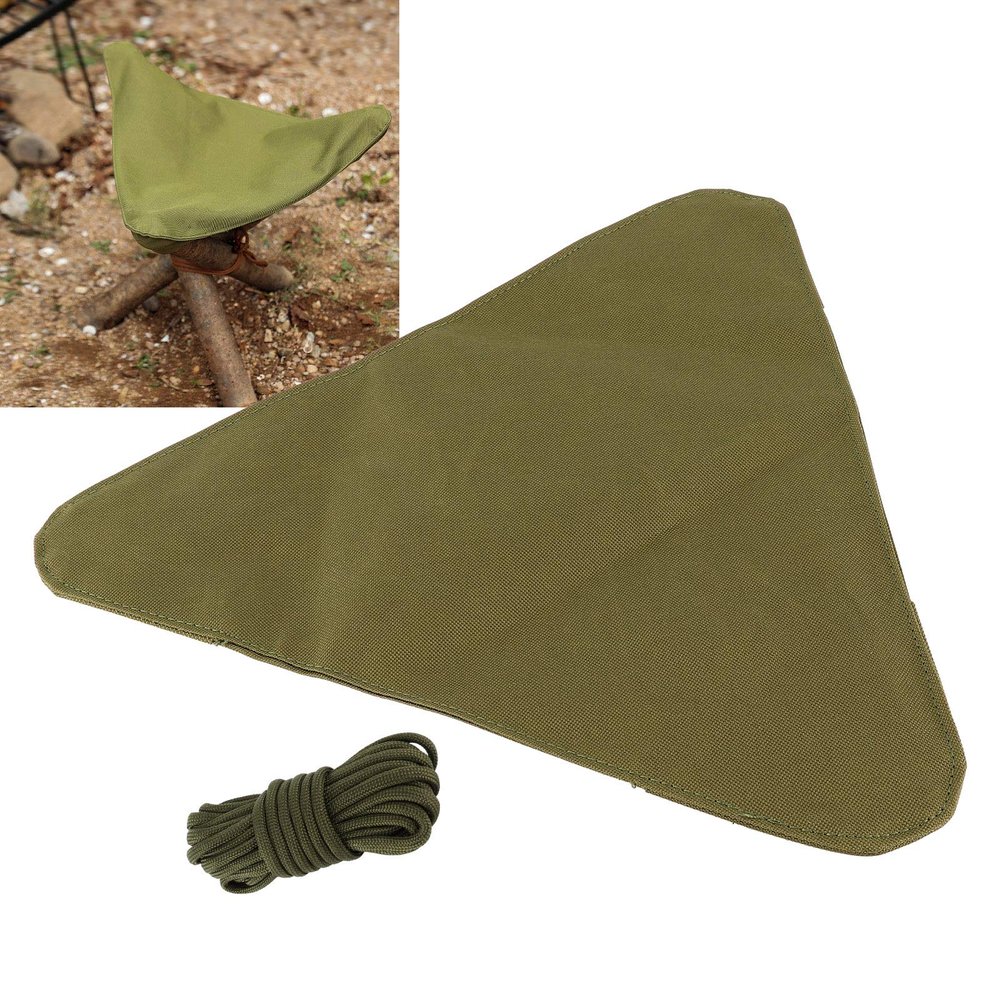 Cyrank Camping Tripod Stool Cloth, Travel Folding Camping Stool Folding Camping Chairs Portable Tripod Seat Outdoor Chair Fishing Chair Seat forCamping Hiking Golf Hunting Hiking Gardening