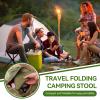 Cyrank Camping Tripod Stool Cloth, Travel Folding Camping Stool Folding Camping Chairs Portable Tripod Seat Outdoor Chair Fishing Chair Seat forCamping Hiking Golf Hunting Hiking Gardening view 3