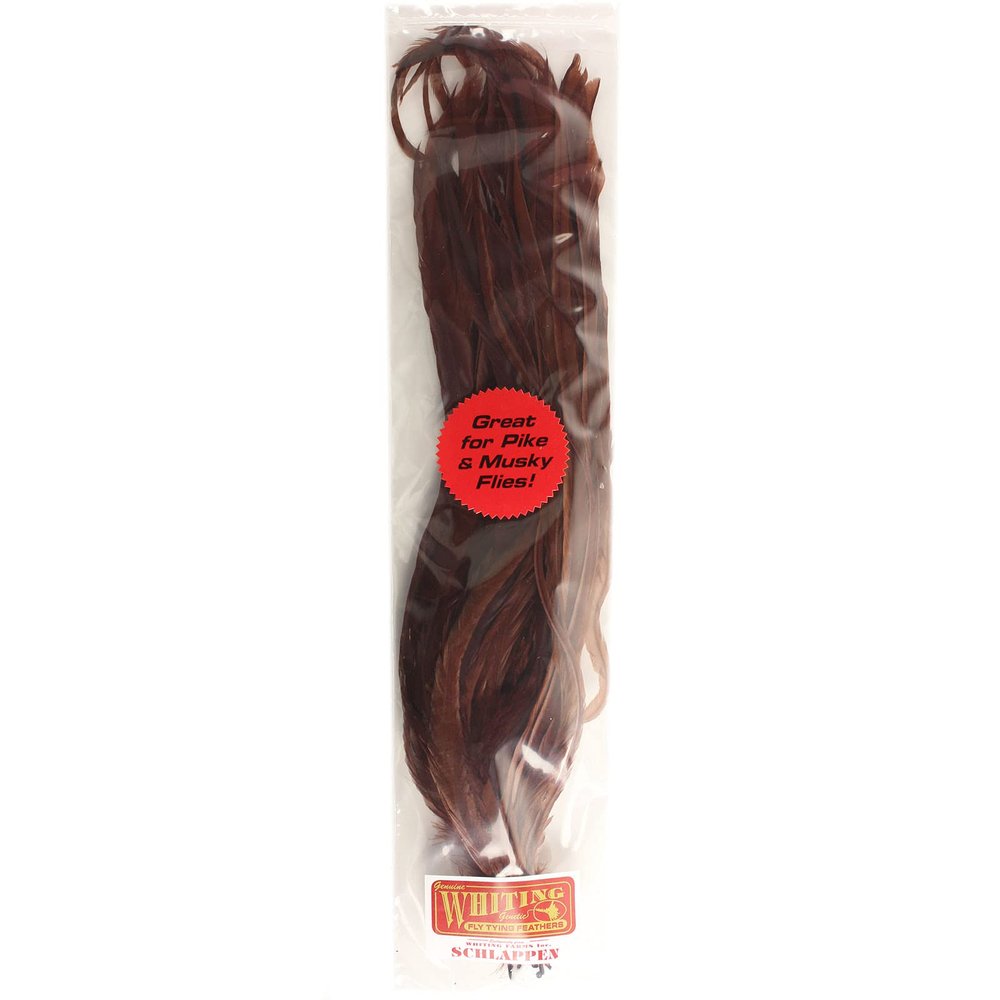 Whiting Farms Schlappen Bundles 10 14 in White Dyed Coachman Brown