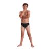 Speedo Boy's Endurance+ 6.5cm Swimming Briefs, Black, 7-8 Years view 2