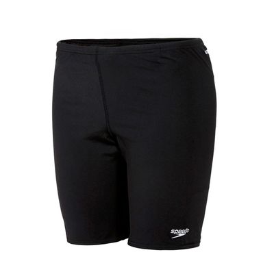 Speedo Eco Endurance+ Jammer Swimming Trunks | Training | Chlorine Resistant | Quick Drying | Stretch Fabric | Recycled Material | Comfort Fit Black/White