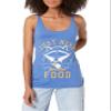 Disney Junior's Princess Meeko Here for Food Tri-Blend Racerback Layering Tank, Royal Blue Heather, X-Small view 1