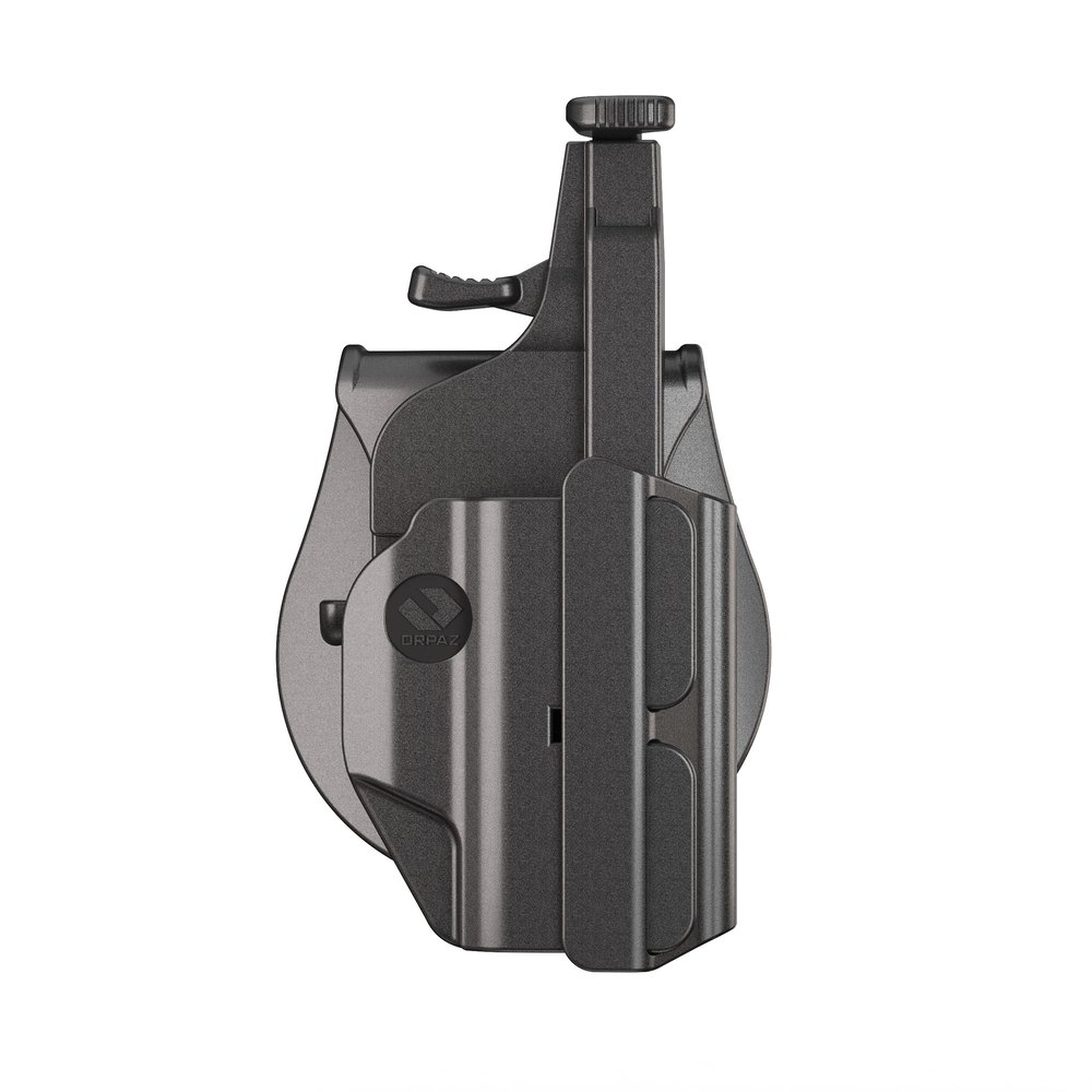 Orpaz T41 Adjustable and Modular CZ P07 Holster Compatible with OWB CZ P07 Holder with Light/Laser/Optics, Paddle Attachment - Unisex - Will Secure Your Handgun with a Tactical Appearance