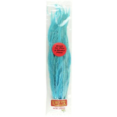 Whiting Farms Schlappen Bundles 10 14 in White Dyed Silver Dr. Blue
