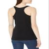Disney Princess Meeko Here for Food Slim Fit, Scoop Hem Racerback Tank Black view 2