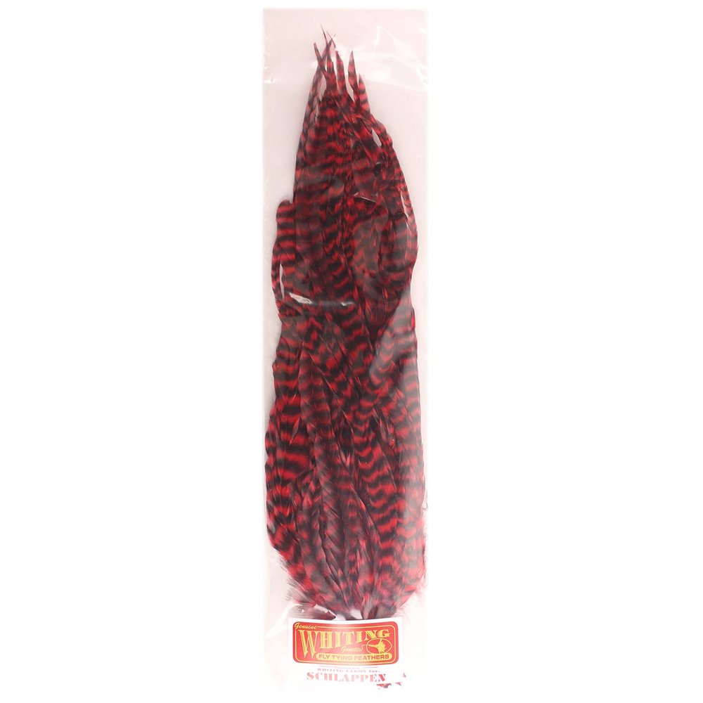 Whiting Farms Schlappen Bundles 6 10 in Grizzly Dyed Red