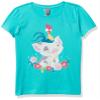 Disney Girl's Tropical Buddies T-Shirt, Tahiti Blue, Medium view 1
