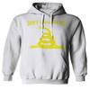 0024. American Don't Tread ON ME Military Combat United State Patriotic Style Sweatshirt Pullover Hoodie (White, Large) view 1